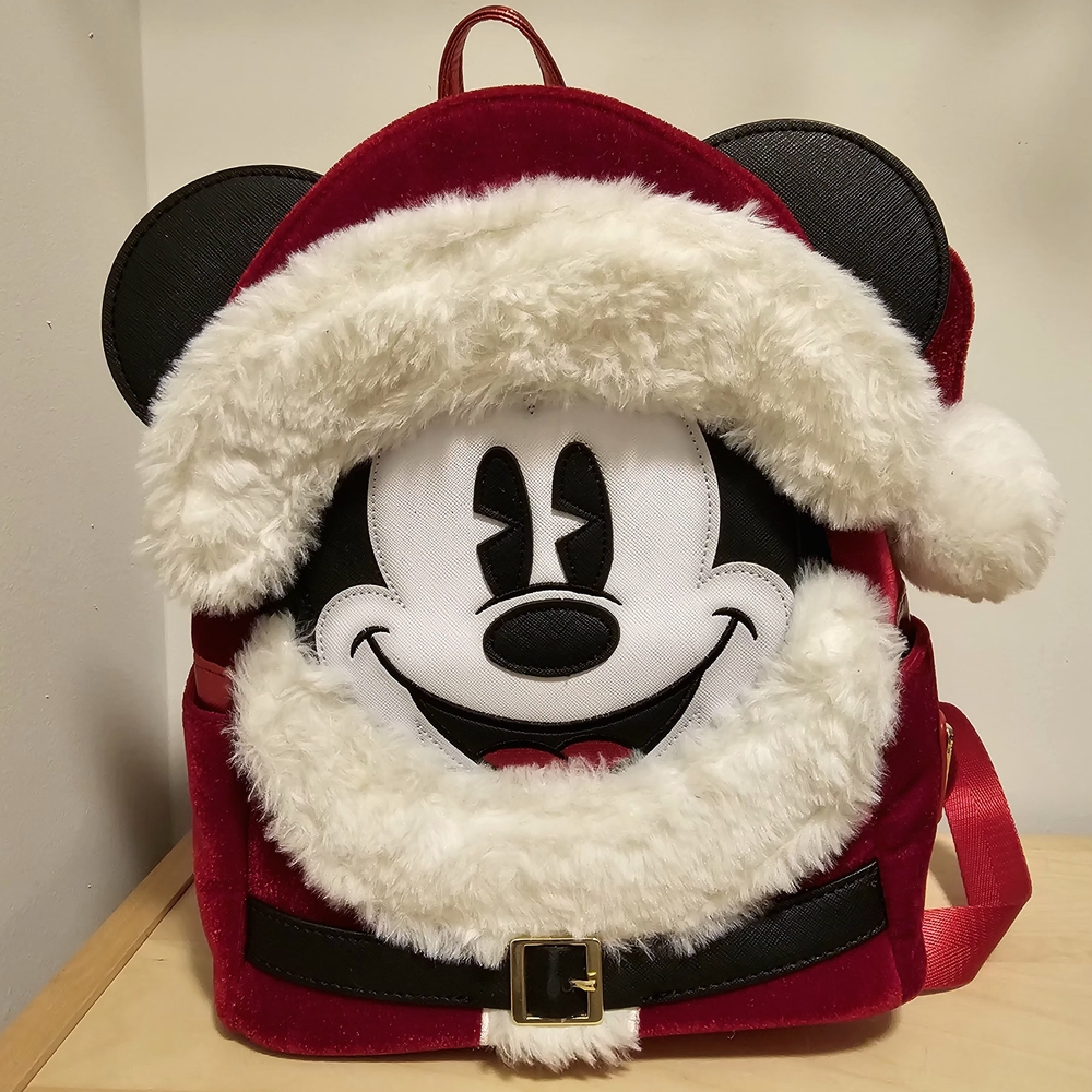 Muckey Mouse Santa Mini Backpack - image 1